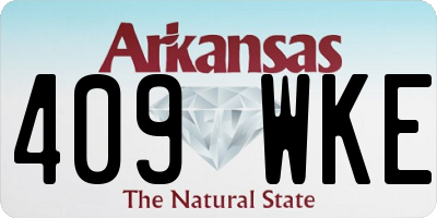 AR license plate 409WKE