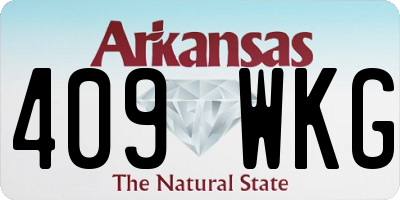 AR license plate 409WKG