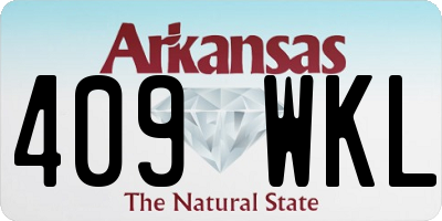 AR license plate 409WKL
