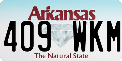 AR license plate 409WKM