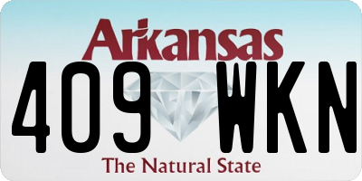 AR license plate 409WKN