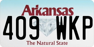AR license plate 409WKP