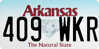 AR license plate 409WKR
