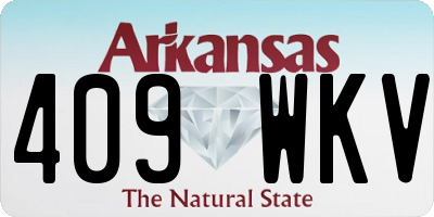 AR license plate 409WKV