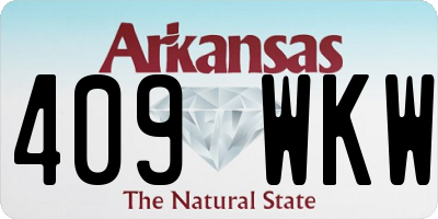 AR license plate 409WKW