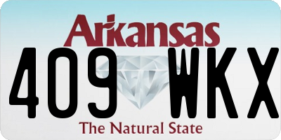 AR license plate 409WKX