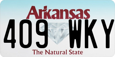 AR license plate 409WKY