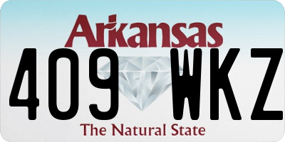 AR license plate 409WKZ
