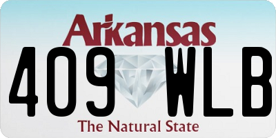 AR license plate 409WLB