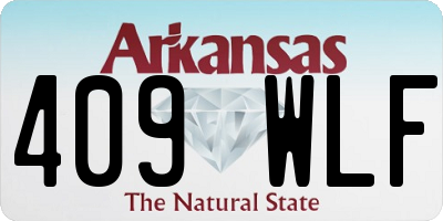 AR license plate 409WLF
