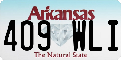 AR license plate 409WLI