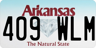 AR license plate 409WLM