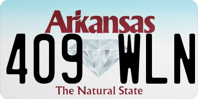 AR license plate 409WLN