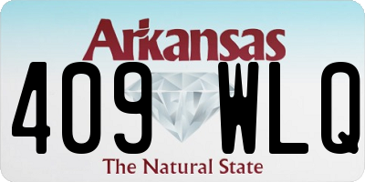 AR license plate 409WLQ