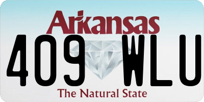 AR license plate 409WLU