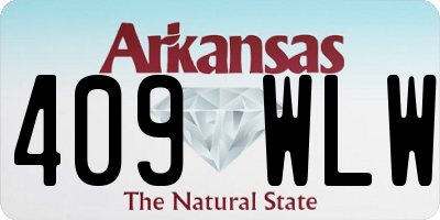 AR license plate 409WLW