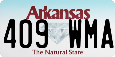 AR license plate 409WMA