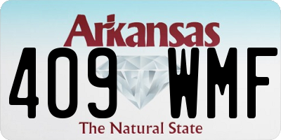AR license plate 409WMF