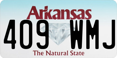 AR license plate 409WMJ