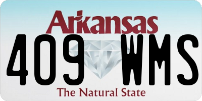 AR license plate 409WMS