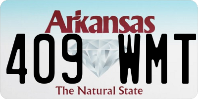 AR license plate 409WMT