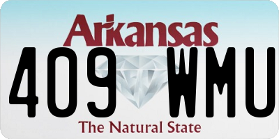 AR license plate 409WMU