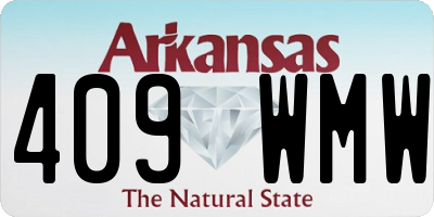 AR license plate 409WMW