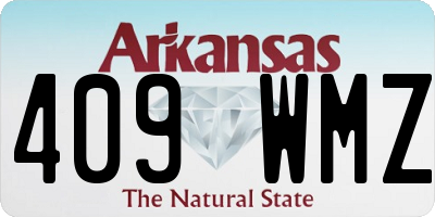 AR license plate 409WMZ