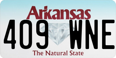AR license plate 409WNE