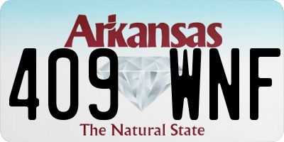 AR license plate 409WNF