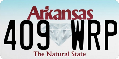 AR license plate 409WRP
