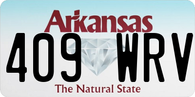 AR license plate 409WRV