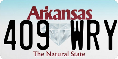 AR license plate 409WRY