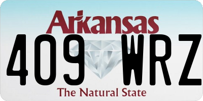 AR license plate 409WRZ