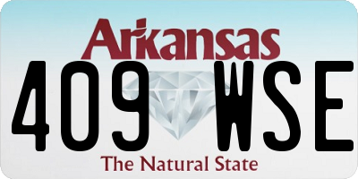 AR license plate 409WSE