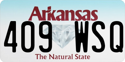 AR license plate 409WSQ