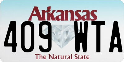 AR license plate 409WTA