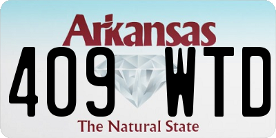 AR license plate 409WTD