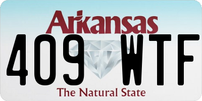 AR license plate 409WTF
