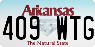 AR license plate 409WTG