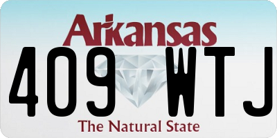 AR license plate 409WTJ
