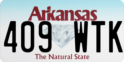 AR license plate 409WTK