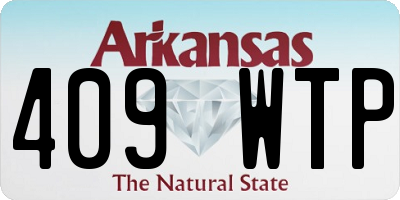 AR license plate 409WTP