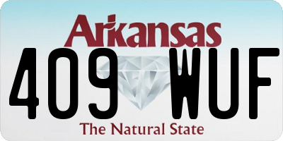 AR license plate 409WUF