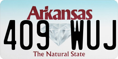 AR license plate 409WUJ