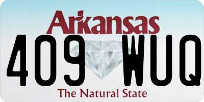 AR license plate 409WUQ