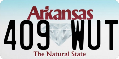 AR license plate 409WUT