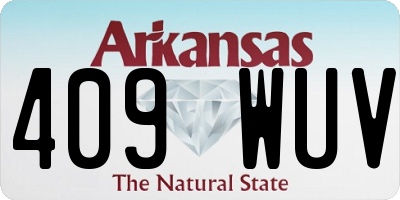 AR license plate 409WUV
