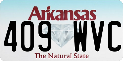 AR license plate 409WVC