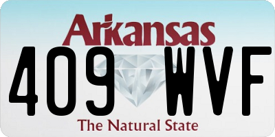 AR license plate 409WVF